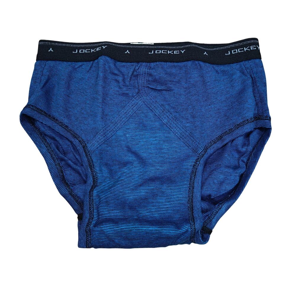 Vintage Jockey Classic Brief Blue Micro Stripe Mens 34